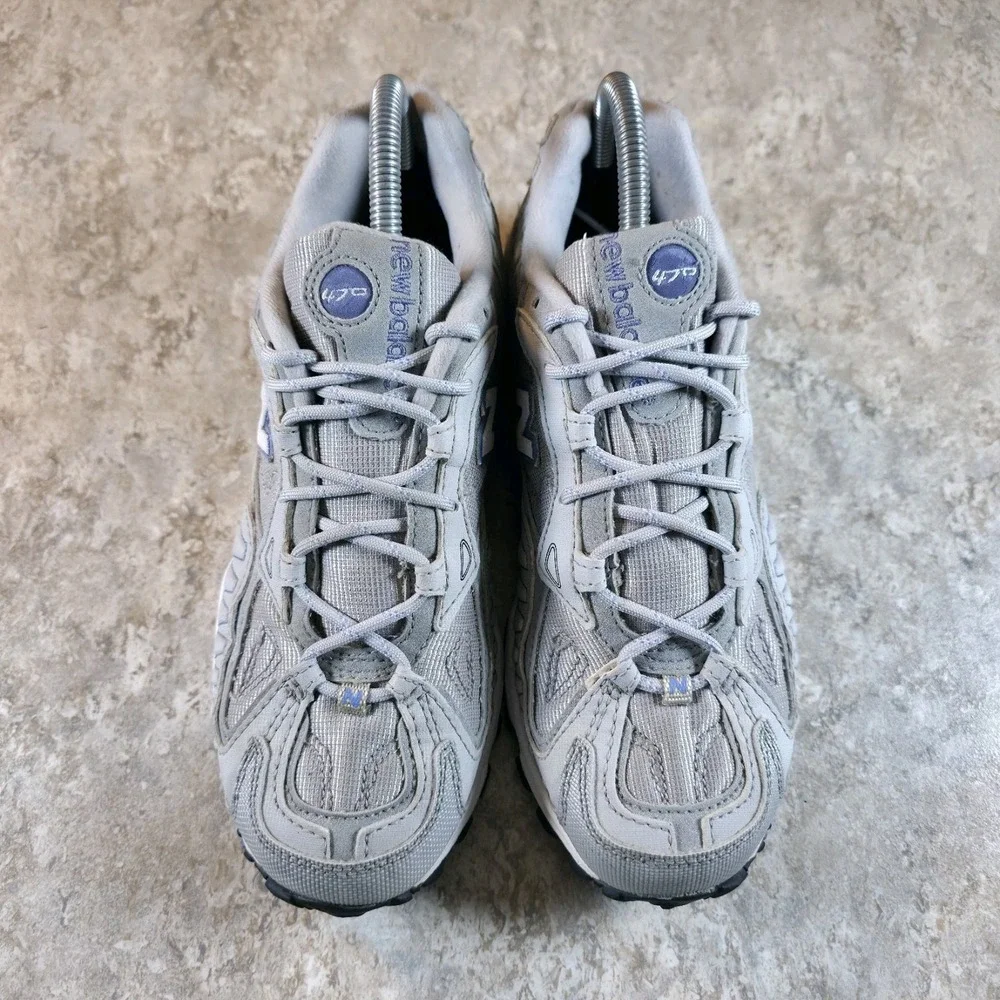 New Balance 470 Women's Size 8 Gray Blue White Sneakers CW470 Shoes